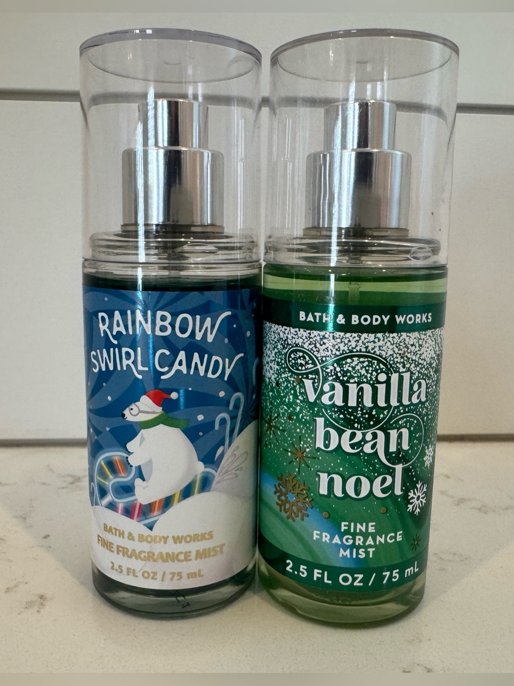 New Bath & Body Works Holiday Travel Fragrance Mist in Rainbow Candy and Vanilla